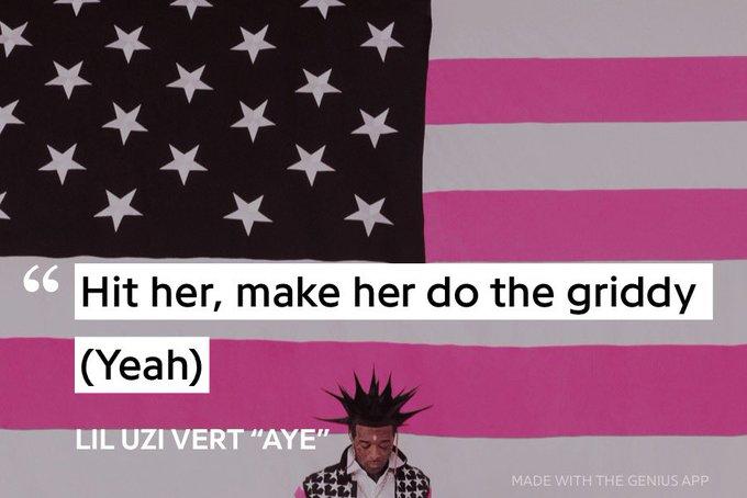 66 Hit her, make her do the griddy (Yeah) LIL UZI VERT "AYE" MADE WITH THE GENIUS APP