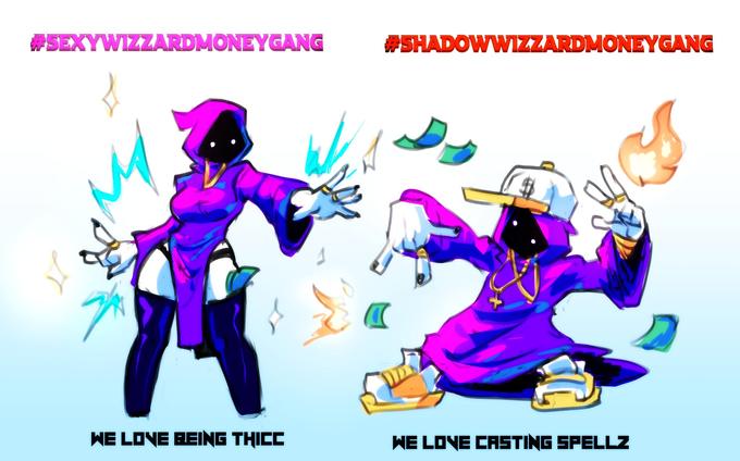 #SEXYWIZZARDMONEYGANG 3 qu WE LOVE BEING THICC #SHADOWWIZZARDMONEYGANG WE LOVE CASTING SPELLZ