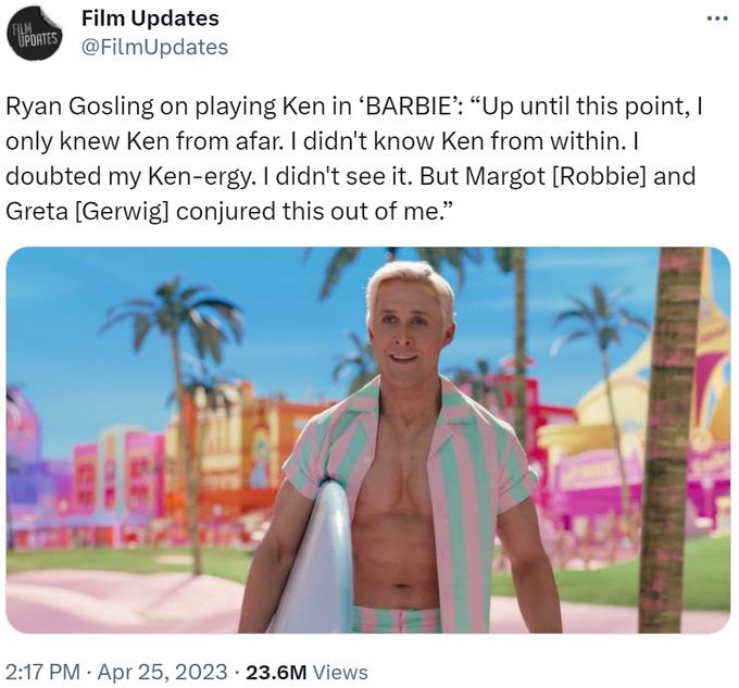 Ryan Gosling Ken Know Your Meme