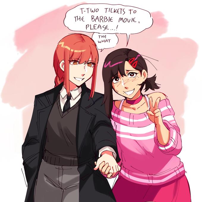 T-TWO TICKETS TO THE BARBIE MOVIE, PLEASE...! THE WHAT 00