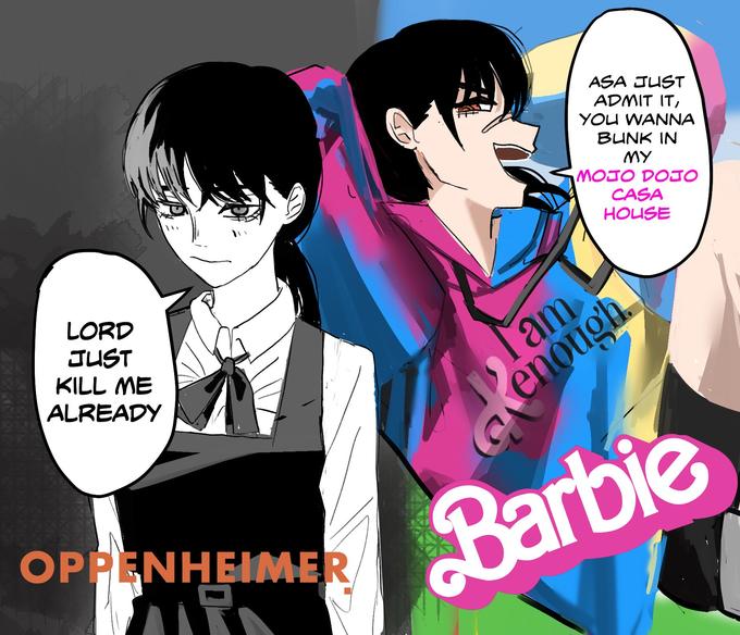 LORD JUST KILL ME ALREADY OPPENHEIMER MEN ASA JUST ADMIT IT, YOU WANNA BUNK IN MY MOJO DOJO CASA HOUSE am Kenough Barbie