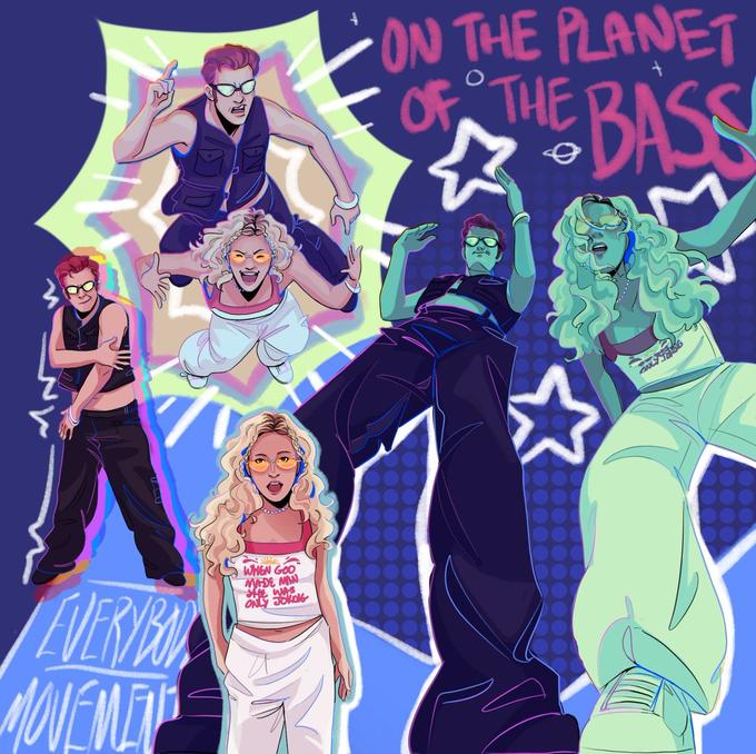 EVERYBO MOVEMENT WHEN GOD MADE MAN WAS ONLY JOKONG ON THE PLANET OF THE BASS +3 ONLY