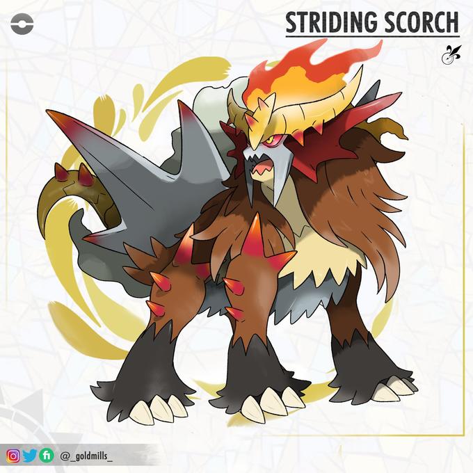 Past Paradox Forms for Entei and Raikou! : r/fakemon