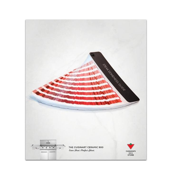 Ar CUANT STEAK DONENESS GUIDE THE CUISINART CERAMIC 900 Even Heat. Perfect Meat. CANADA'S BBQ STORE