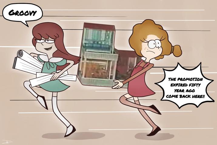 GROOVY THE PROMOTION EXPIRED FIFTY YEAR AGO COME BACK HERE!!