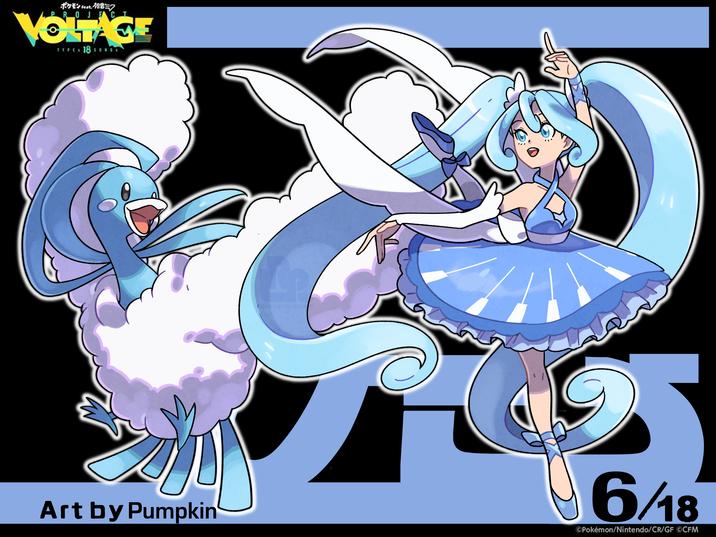 year PROJECT VOLTAGE TYPES 18sexe Art by Pumpkin' (P @lilroundpumphom S 6/18 ©Pokémon/Nintendo/CR/GF CFM