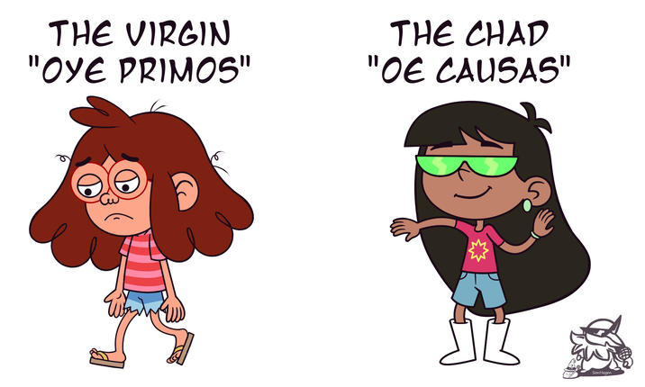 "Re-uploading":https://knowyourmeme.com/photos/2631533-virgin-vs-chad from "Virgin vs. Chad entry":https://knowyourmeme.com/memes/virgin-vs-chad due to image quality.