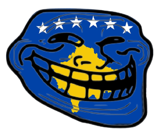 Kosovo Trollface Trollface Know Your Meme