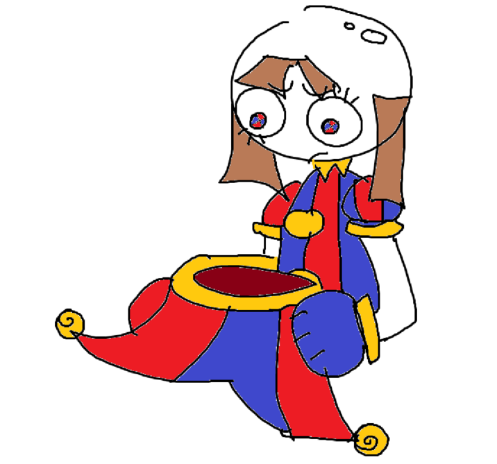 fun pomni fact of the day! shes bald under the hat | The Amazing