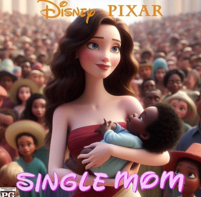 Single Mom Offensive AI Pixar Know Your Meme