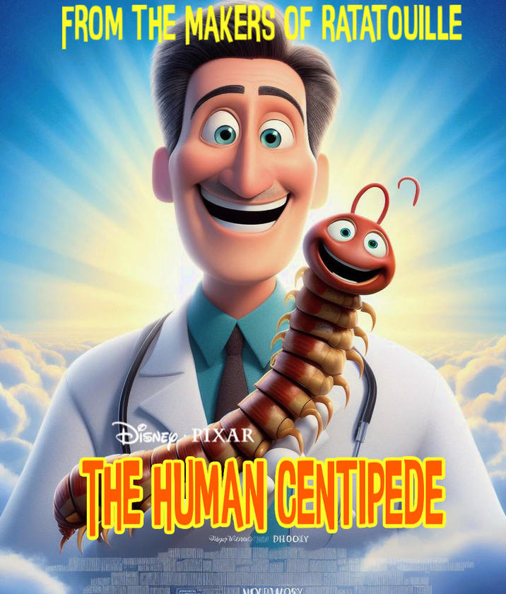 The Human Centipede Offensive AI Pixar Know Your Meme