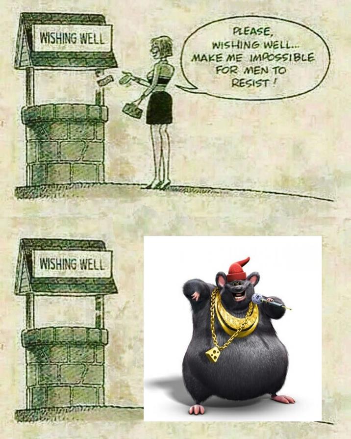 WISHING WELL WISHING WELL PLEASE, WISHING WELL... MAKE ME IMPOSSIBLE FOR MEN TO RESIST! A