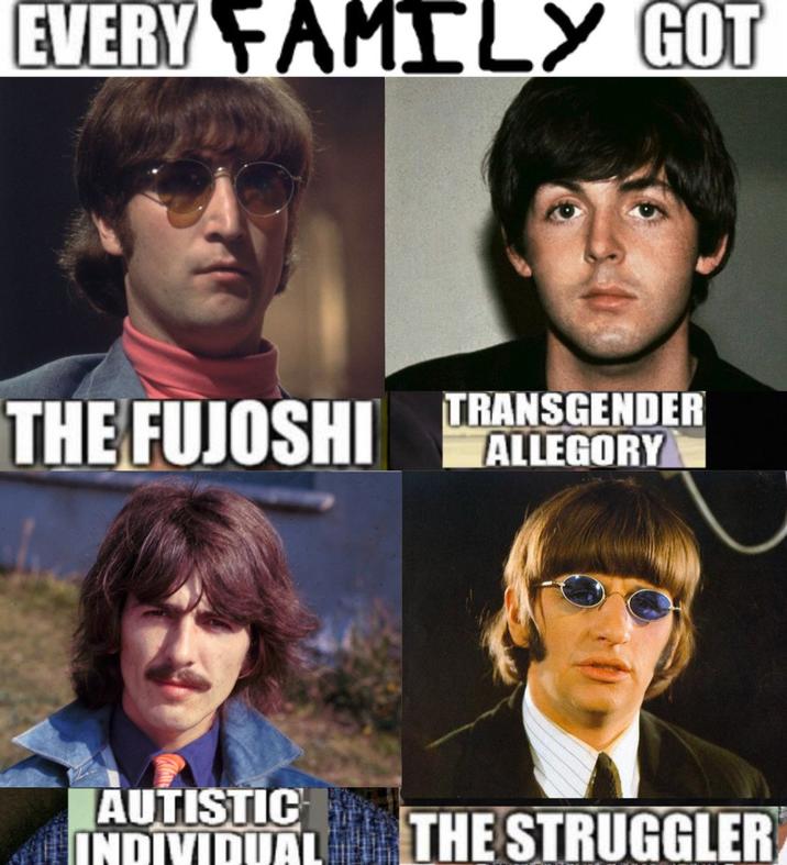 EVERY FAMILY GOT THE FUJOSHI AUTISTIC INDIVIDUAL TRANSGENDER ALLEGORY THE STRUGGLER