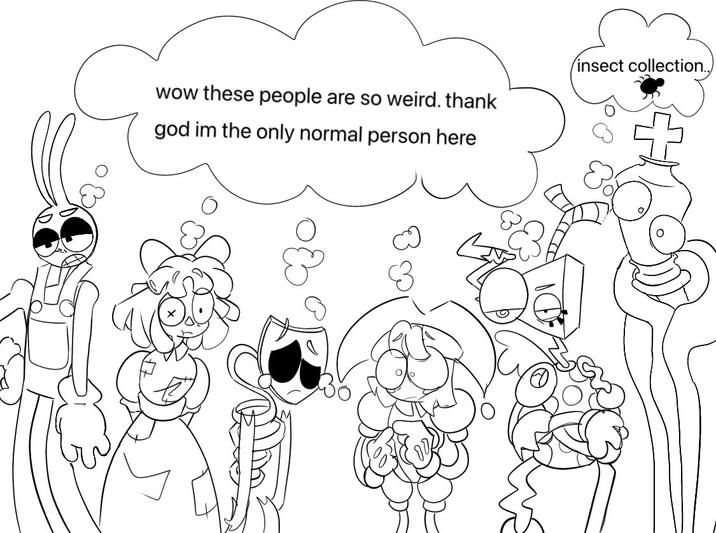 wow these people are so weird. thank god im the only normal person here insect collection..