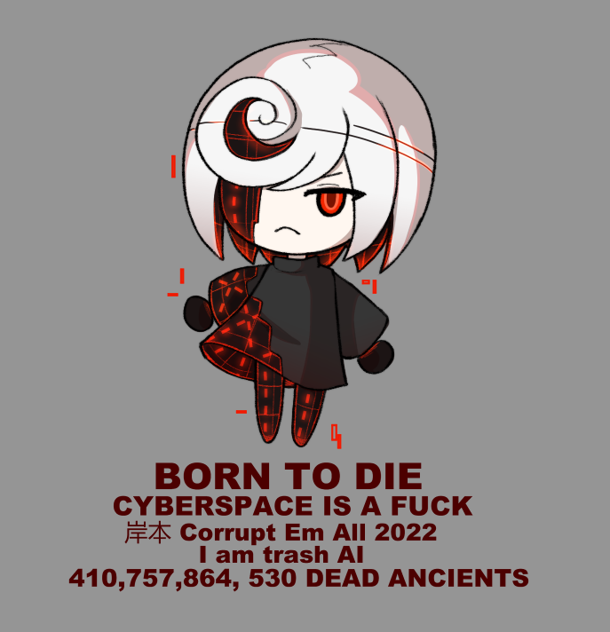 | " 4 BORN TO DIE CYBERSPACE IS A F--- Corrupt Em All 2022 I am trash Al 410,757,864, 530 DEAD ANCIENTS