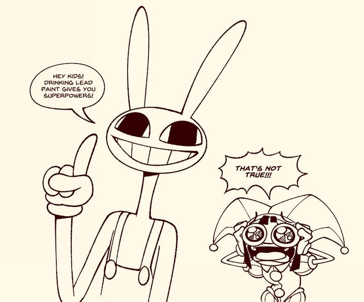 Gooseworx draws Jax giving advice to kids | Know Your Meme