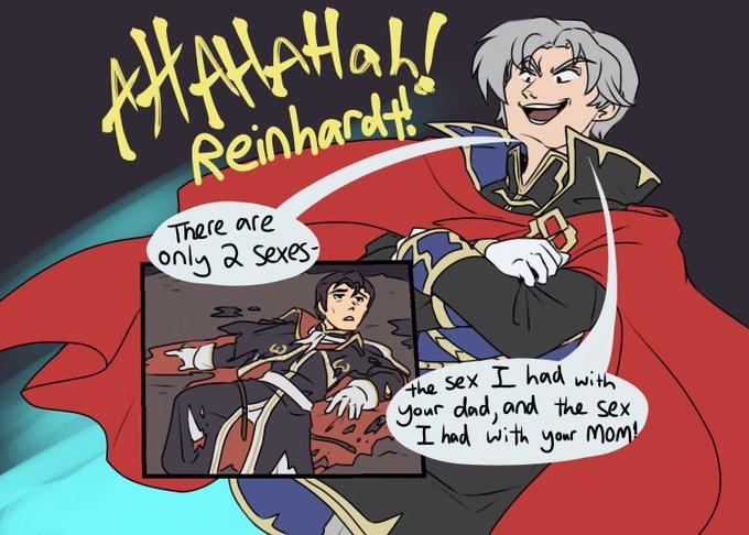 AHAHAHah! Reinhardt! There are only 2 sexes- dove the sex I had with your dad, and the sex I had with your Mom!
