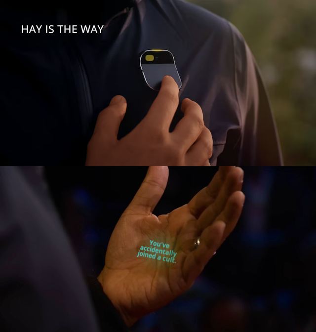 HAY IS THE WAY You've accidentally joined a cult.