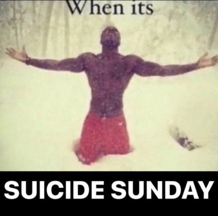 When its SUICIDE SUNDAY