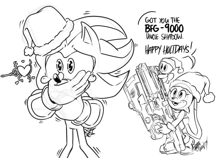 GOT YOU THE BFG-9000 UNCLE SHADOW. HAPPY HOLIDAYS! By