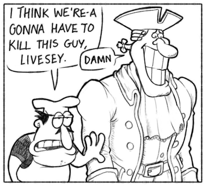 Not comfort characters, but Peppino and Livesey are my favourites. "I Think We