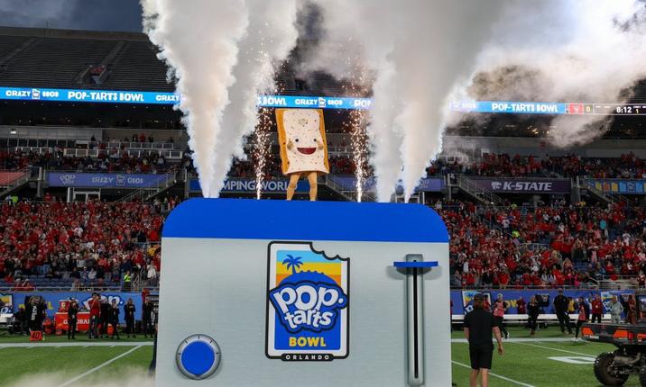 "In 1,000 years archeologists will find evidence of the ritualistic killing and devouring of the Pop-Tart mascot by victorious idols as the masses cheered in a vast stadium. What if the Aztecs, Mayans, Romans, etc. were actually just deeply unserious people who did silly things."