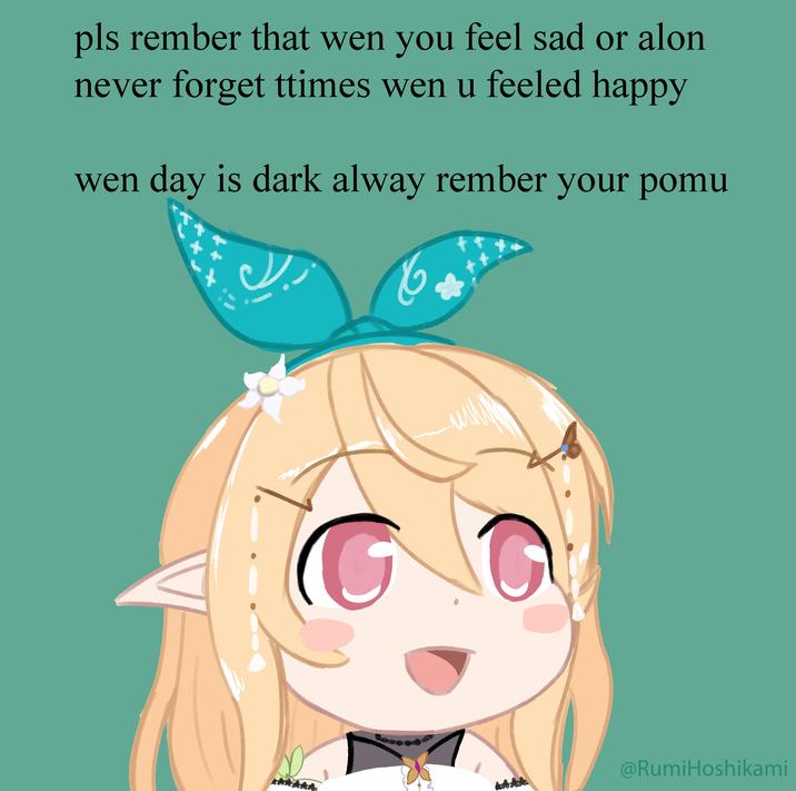 Don't be sad because its over, be happy because it happened. | Pomu ...