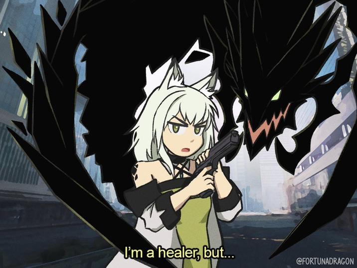 I'm a healer, but... @FORTUNADRAGON