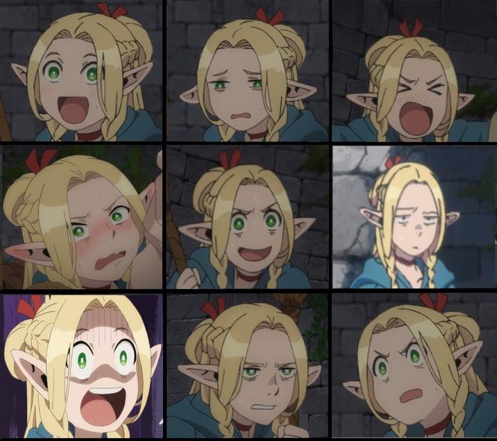 Love how Marcille experiences every single human emotion within 1 scene ...