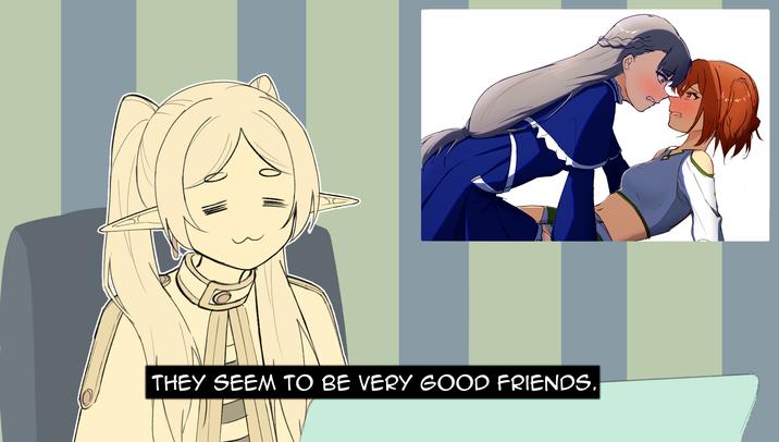 THEY SEEM TO BE VERY GOOD FRIENDS.