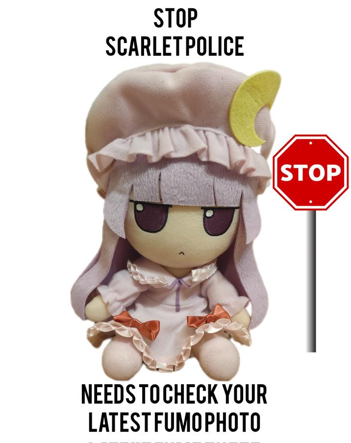 STOP SCARLET POLICE TI NEEDS TO CHECK YOUR LATEST FUMO PHOTO STOP
