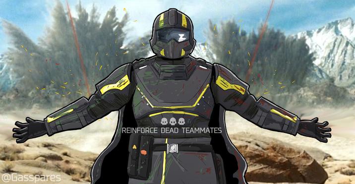 @Gasspares M 7, REINFORCE DEAD TEAMMATES