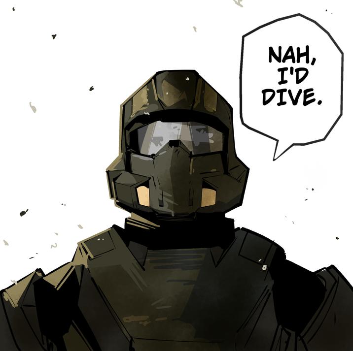 It s hell down there will you cower helldivers 2 know your meme