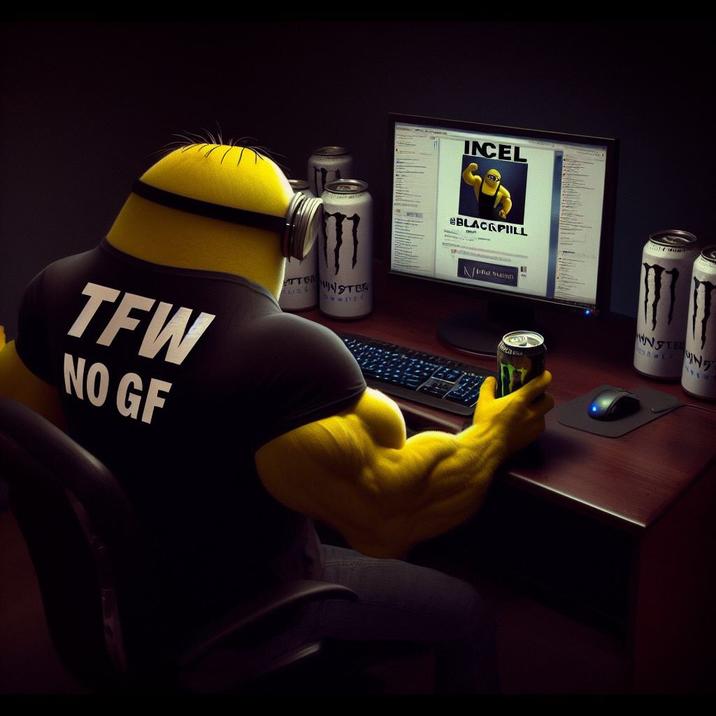 TFW NO GF TTON MUIDE INSTEA E INCEL BLACKPIILL Won monn X NFIFLER PLACES CATA Act NOTING