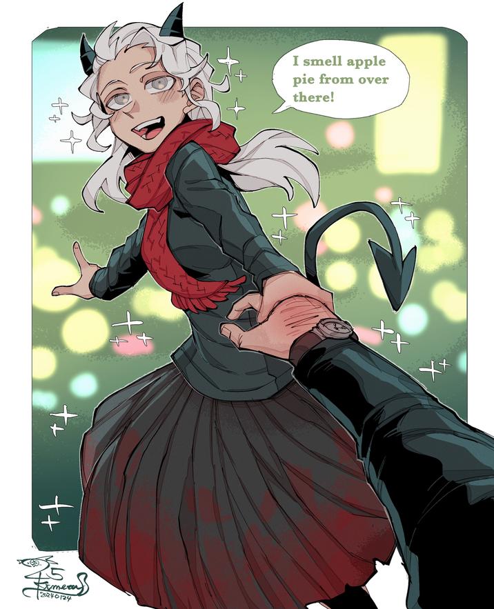 ++ ++ Eimera 20240124 + A x I smell apple pie from over there! & XX +