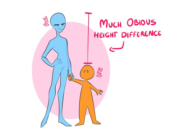 JA 0 MUCH OBIOUS HEIGHT DIFFERENCE B