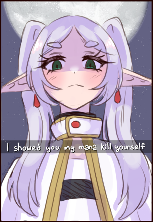 I showed you my mana kill yourself