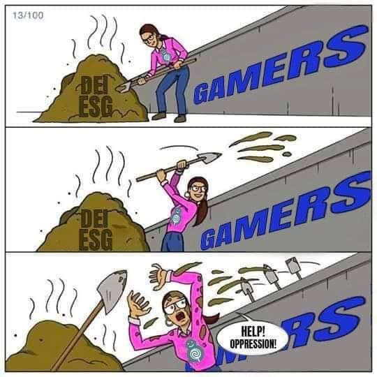 13/100 DET ESG DE ESG GAMERS GAMERS HELP! OPPRESSION! RS