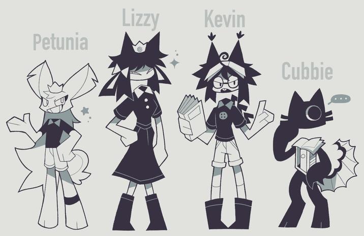 Lizzy Kevin Petunia Cubbie