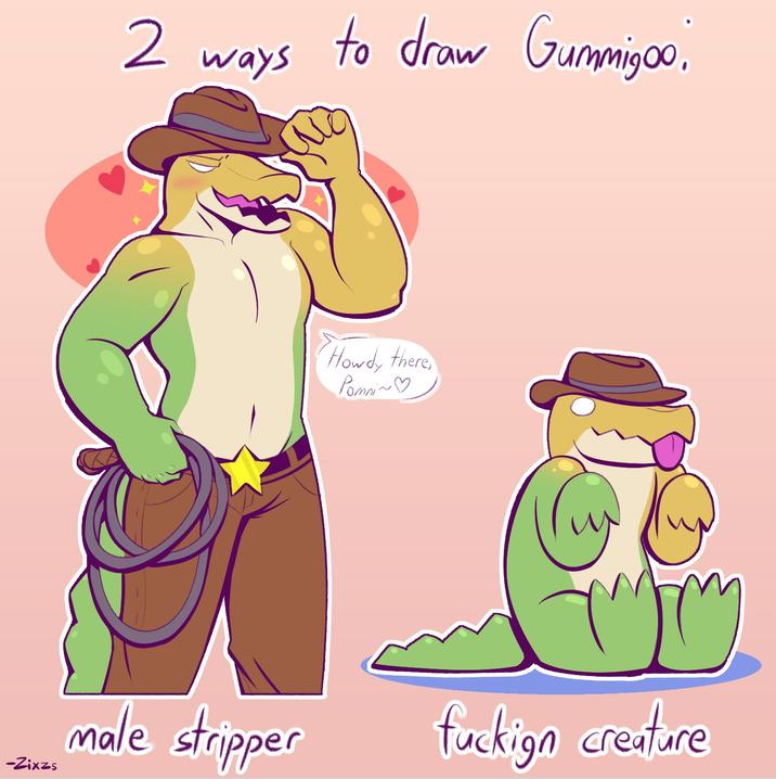 2 ways to draw Gummigoo. Howdy there Pomni~♡ male stripper fuckign creature -Zixzs