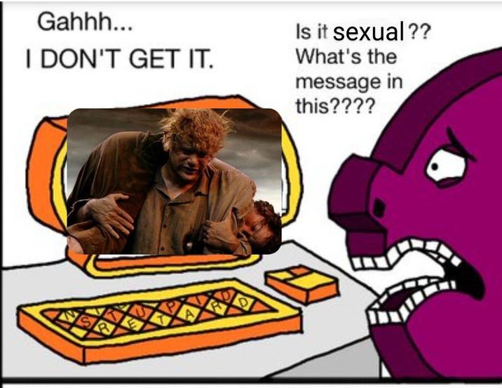 Gahhh... I DON'T GET IT. Is it sexual?? What's the message in this????