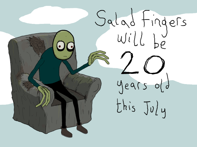 Salad Fingers will be 20 years old this July