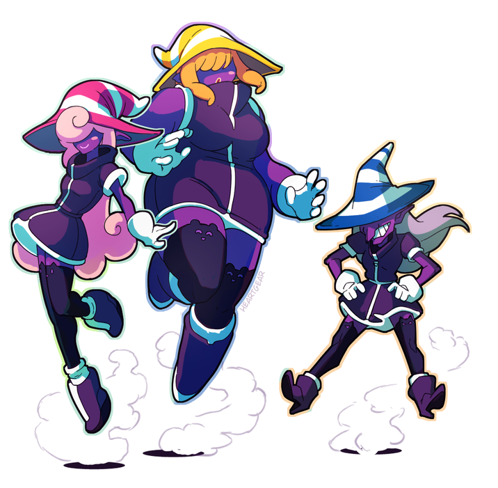 They straight up look like the bad guys from some Magical Girl show.