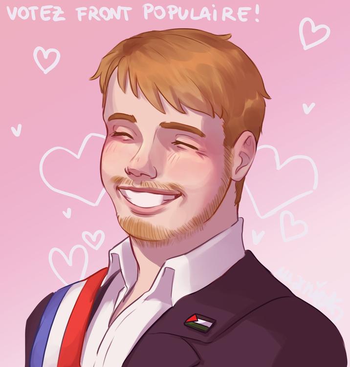 3 VOTEZ FRONT POPULAIRE! Зе В 3