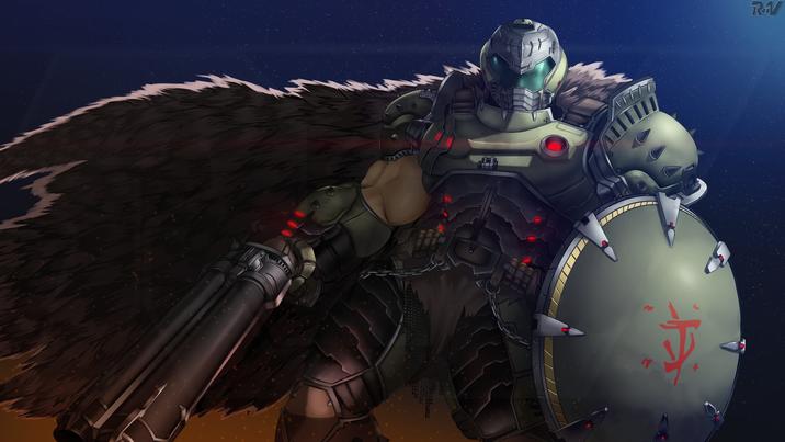 Doomguy-Doom The Dark Ages &ldquo;i hope im not too late for the fanart