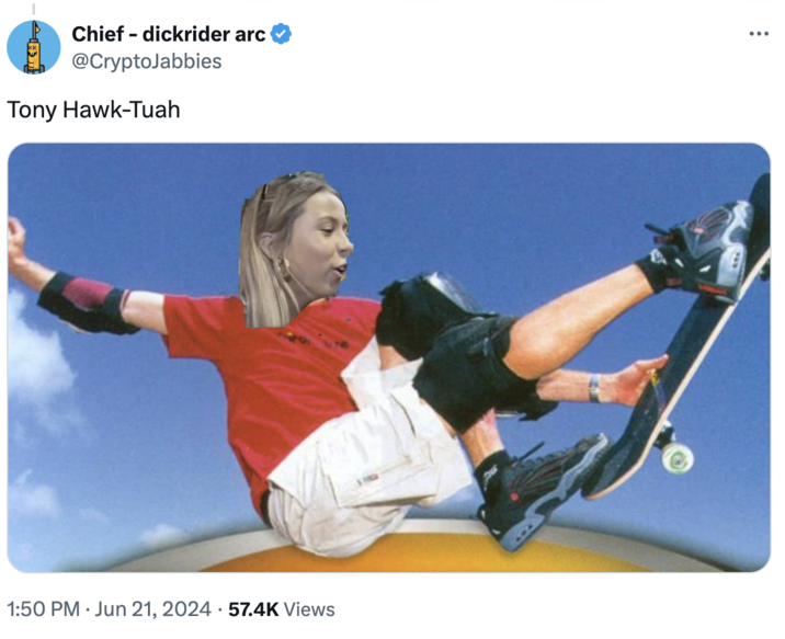 Tony Hawk Tuh Hawk Tuah Know Your Meme