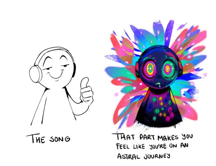 The Song / That Part Makes You Feel Like You're on an Astral Journey