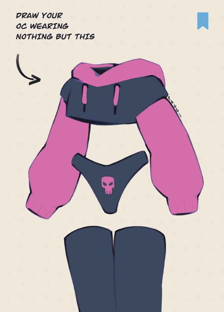 DRAW YOUR OC WEARING NOTHING BUT THIS PAGG