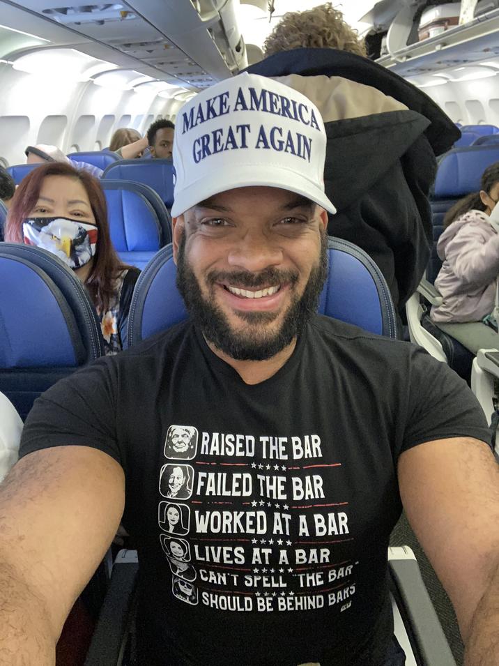 MAKE AMERICA GREAT AGAIN RAISED THE BAR FAILED THE BAR WORKED AT A BAR LIVES AT A BAR CAN'T SPELL "THE BAR" SHOULD BE BEHIND BARS