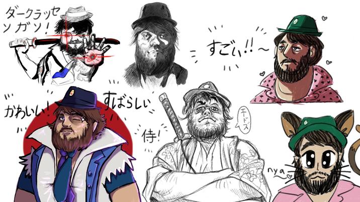 ダークラッセ ソガン! かわいい! すばらしい 侍! すごい!!〜 エドズ nya P